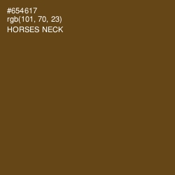 #654617 - Horses Neck Color Image